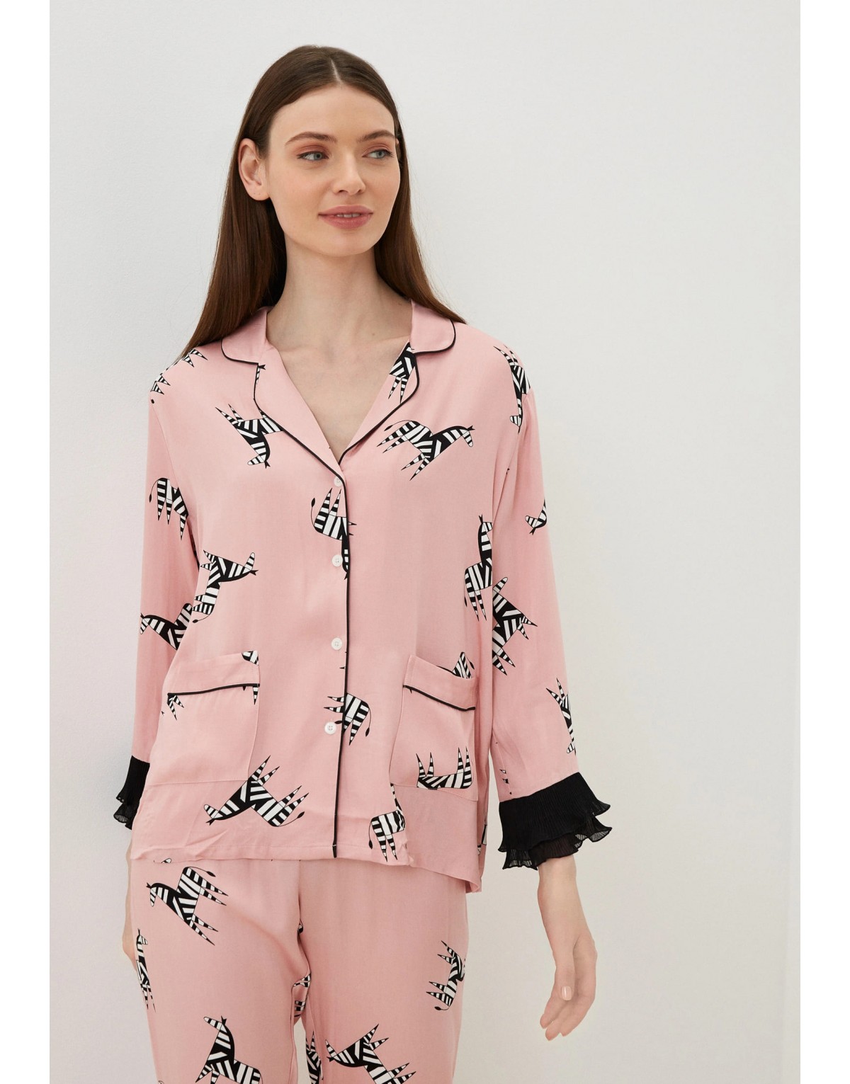 Женская пижама INDEFINI "Fancy zebra"