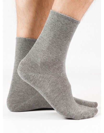 Шерстяные мужские носки светло-серого цвета
