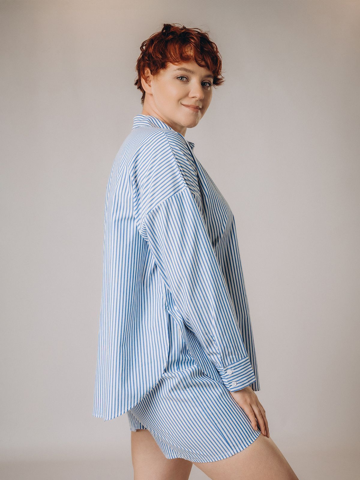 Indefini пижама женская с шортами оверсайз (арт. 5038tqp), 5038TQP