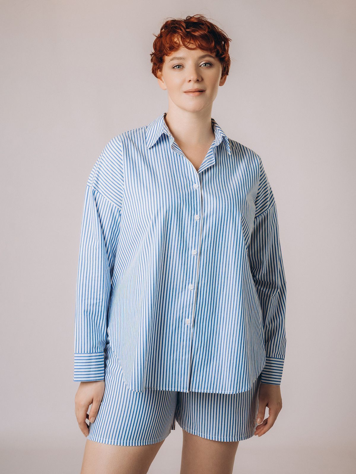 Indefini пижама женская с шортами оверсайз (арт. 5038tqp), 5038TQP